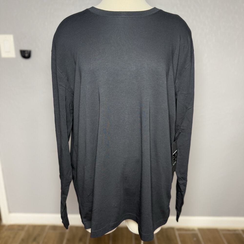 Fabletics 24-7 Long Sleeve T-Shirt Mens Size XL Black Hybrid365 Workout New